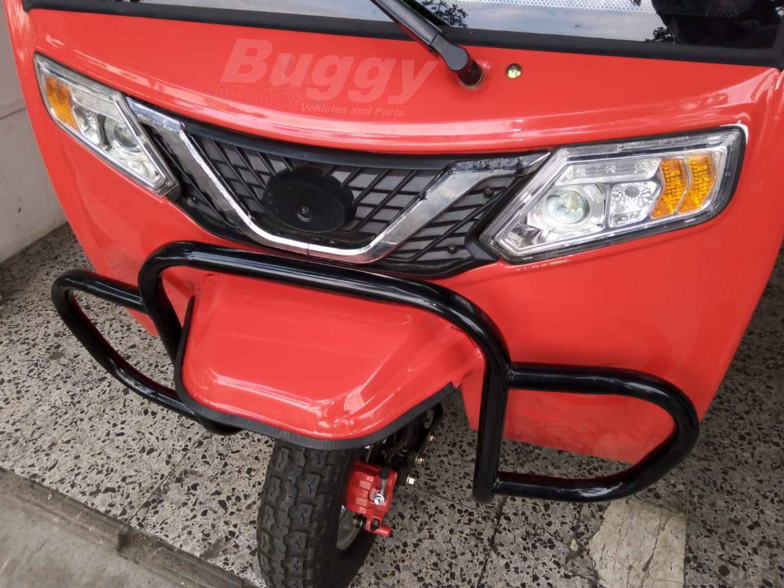Foros led y parachoque delantero motocarro cabina sencilla Buggy Motor