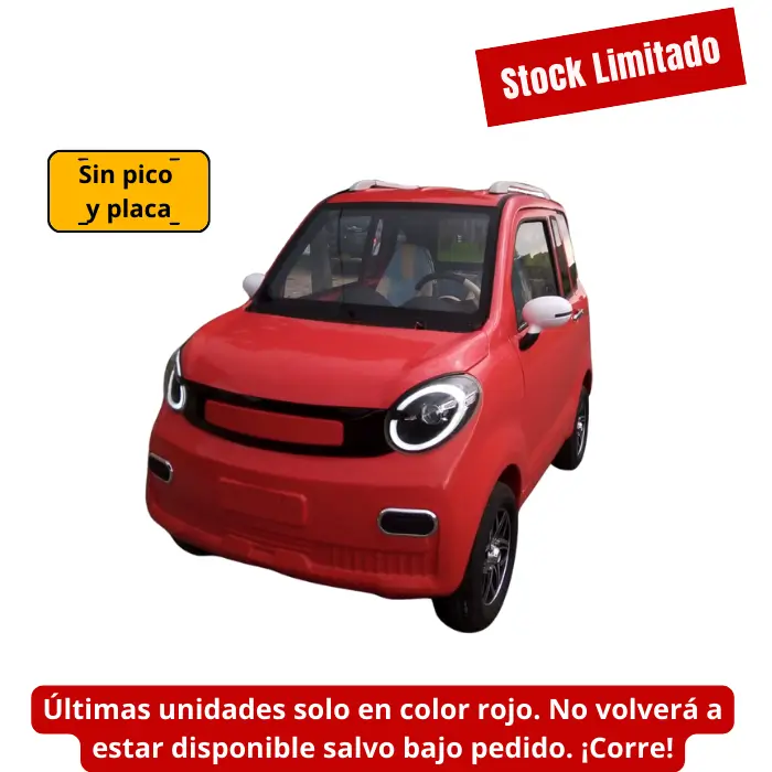 Carro electrico mini car rojo